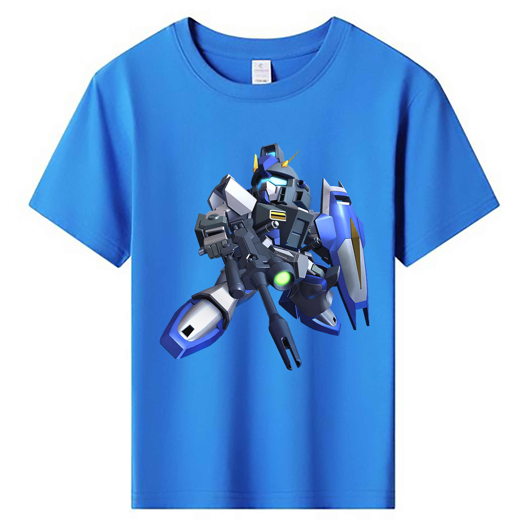 （画像用） 機動戦士ガンダム Mobile Suit Gundam 綿100％キッズTシャツ（フロントプリント）